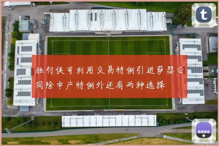 独行侠可利用交易特例引进萨瑟合同除中产特例外还有两种选择